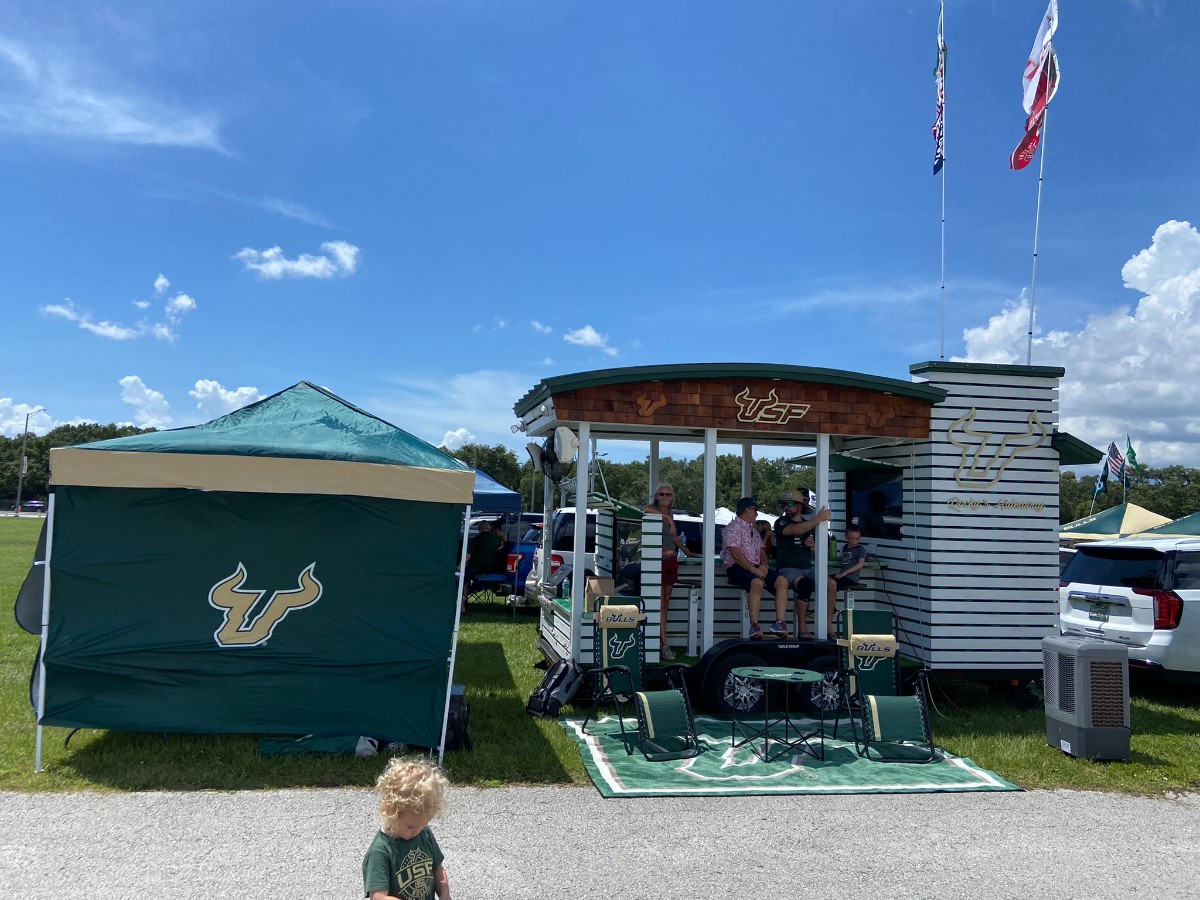 The Bulls Pen in the South Lot (lot 9 I believe)